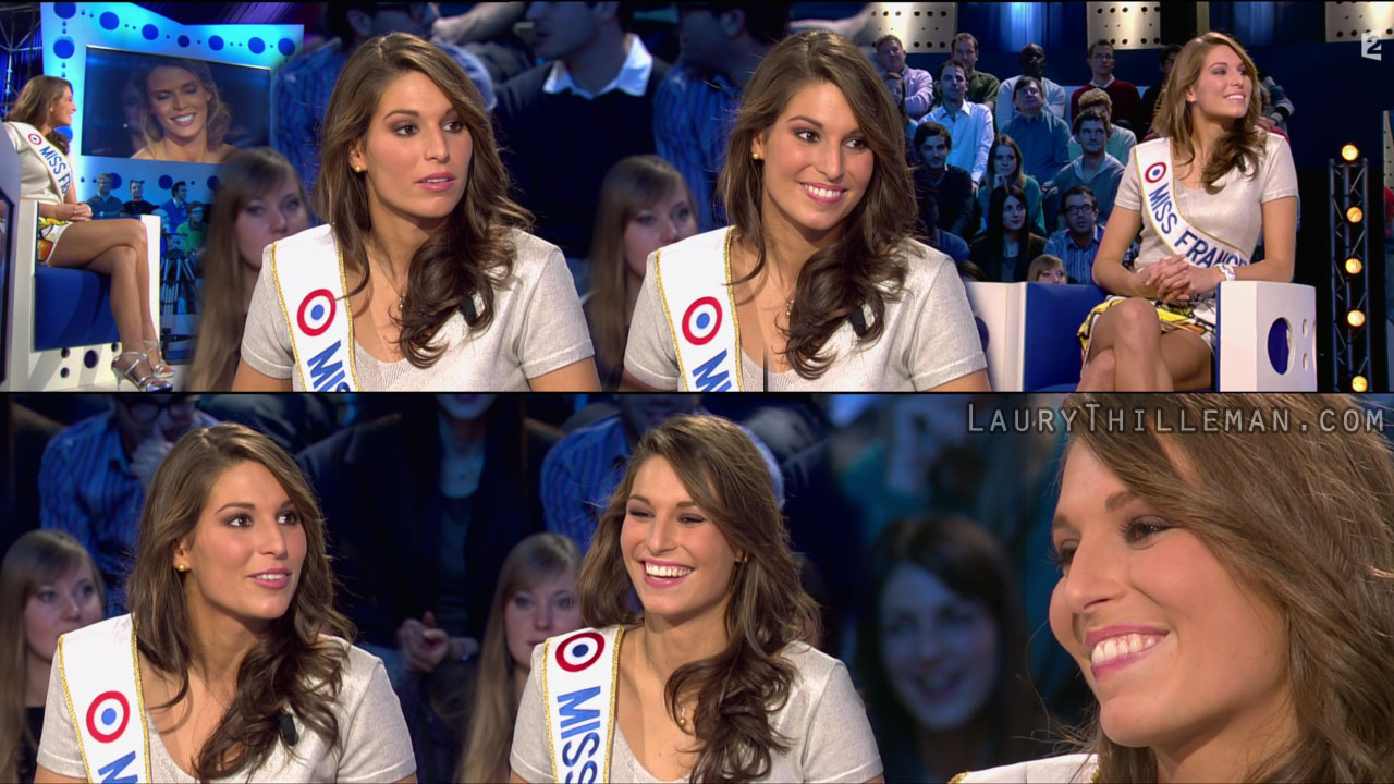 Photos – Laury Thilleman dans On n’est pas couché